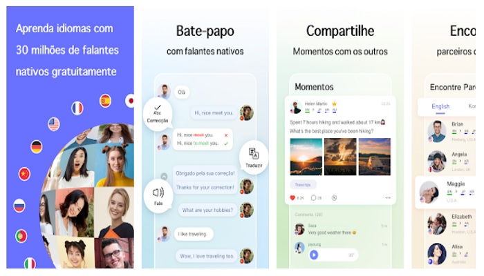 Aplicativo para conversar com estrangeiros