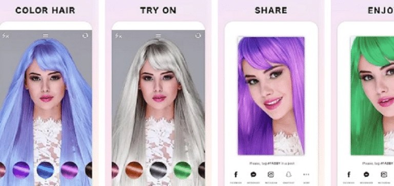 Aplicativo para mudar cor do cabelo